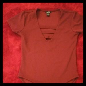 Stylish Burgundy RUE21 Onesie